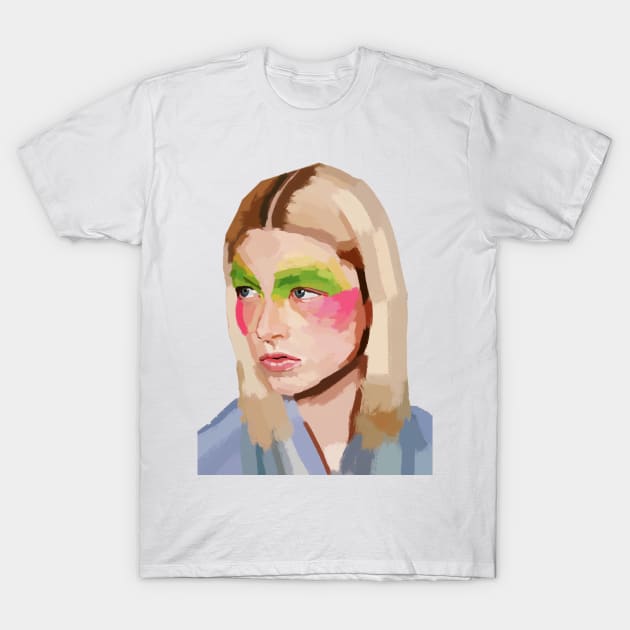 Euphoria Jules Vaughn (Hunter Schafer) T-Shirt by MoondesignA